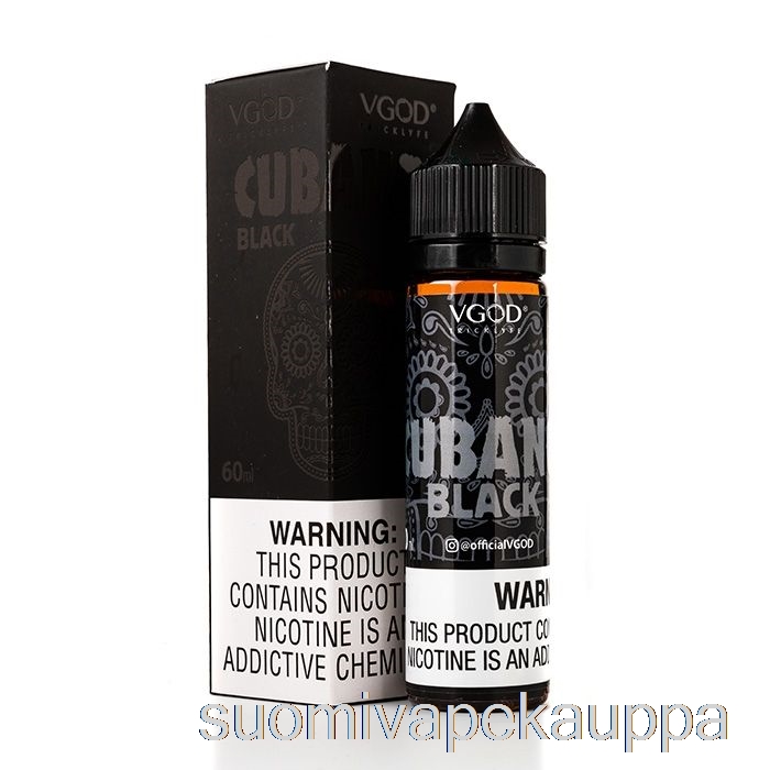Vape Kauppa Cubano Black - Vgod E-neste - 60ml 0mg